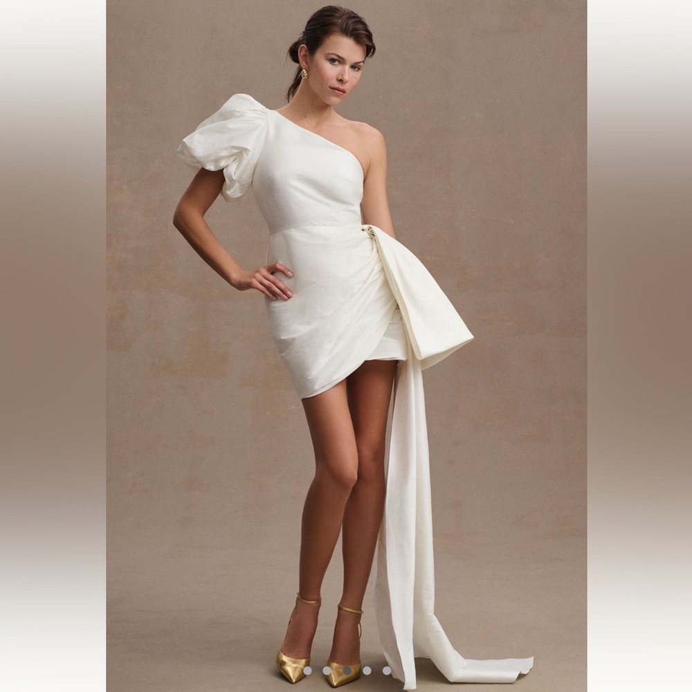 Sachin and Babi Dova Puffed Sleeve Dress
